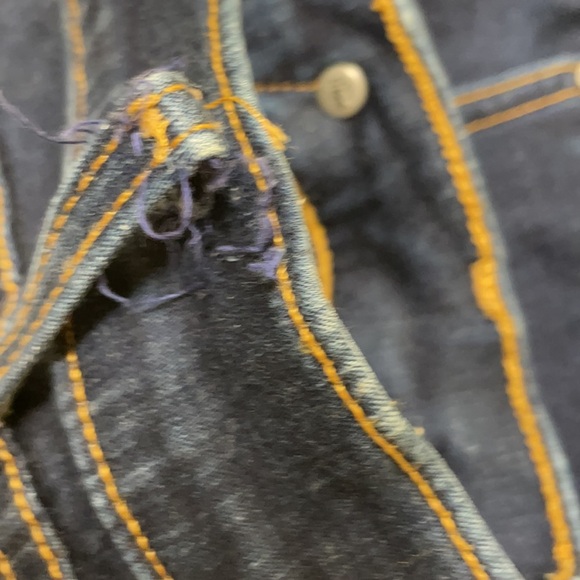 Rag & Bone Nina Hi Rise Skinny Jeans Stretch Marine Blue Contrast Stitching - Picture 8 of 15